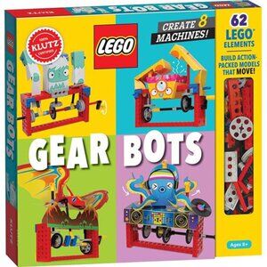 Klutz Lego Gear Bots Science/STEM‎  Educational Toys Activity Kit for 8-12 years